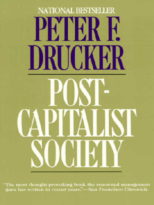 Cover image for Post-Capitalist Society